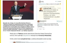 Duda kasuje tweeta po tym, jak dziennikarka wytyka mu brak znajomości prawa