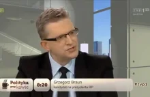 Grzegorz Braun DEWASTUJE dziennikarkę TVP