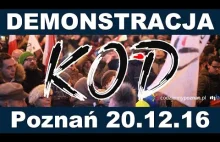 NEO z Matrixa prowadzi manifestację KOD-u