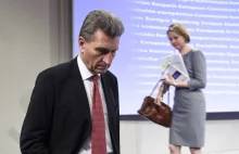 Komisarz Oettinger upomniany za słowa dotyczące Polski