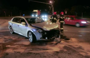 Policjanci z Olsztyna rozbili kolejny radiowóz