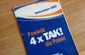 Pamiętasz referendum 4xTAK?