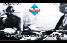 Historia w 5 minut: Indie. Mahatma Ghandi. Jedyny zachowany wywiad telewizyjny