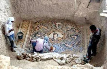 Wykopano niesamowitą Grecką mozaikę podłogową