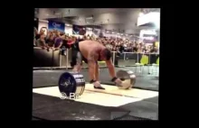Eddie Hall 462kg strongman world deadlift record at Arnold Classic...