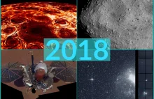 2018 - podsumowanie odkryć w astronautyce
