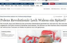 Korona się zsuwa. Niemcy piszą o Wałęsie, a właściwie o „Bolku”