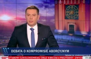 Nagły zwrot w "Wiadomościach". TVP popiera tzw. kompromis aborcyjny i...