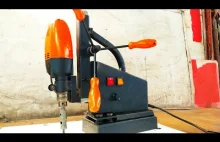 DIY magnetic drill from the microwave / wiertarka magnetyczna z...