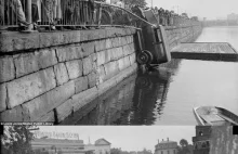 Zdjęcia wypadków samochodowych które miały miejsce na przestrzeni lat 1920-1930