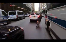 Jazda na rowerze ulicami Nowego Jorku