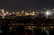 Oficjalnie bez fajerwerków: pierwsze chwile 2018 roku w Krakowie