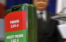 "Gratulacje", prezesie Kaczyński. Właśnie przegoniliśmy Niemcy - cenami paliw.