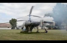 Nie diesel, ale ruski helikopter też musi dymić