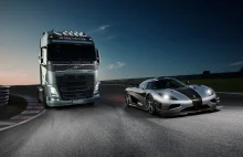 Ciężarówka Volvo kontra... Koenigsegg One:1!