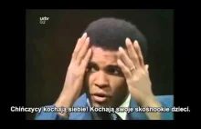 Muhammad Ali idol wielu lewaków, pokazuje co myśli o ideologii multi kulti.