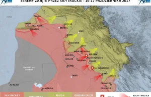 Irak: Peszmerga masowo porzuca swoje pozycje [MAPA]