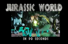 Jurassic World w 90 sekund (LEGO animacja)