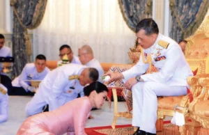 Królewski ślub w Tajlandii.