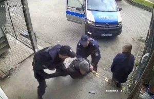 Brutalna interwencja policji w Białymstoku.