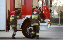 Łódzka Straż Pożarna zaatakowana dla okupu