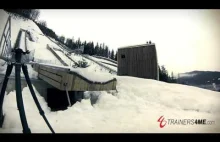 Pierwszy na świecie skok narciarski w tandemie!