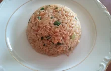 Smażony ryż z krewetkami