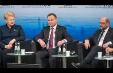 Prezydent Andrzej Duda przemawia na Konferencji Bezpieczeństwa w Monachium