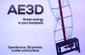 Turbina wiatrowa z drukarki 3D, opracowana przez Polaków.
