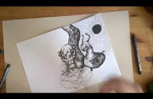 Babol - speed drawing (spontaniczne Rysowanie cienkopisem)