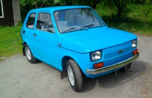 Legenda polskiej motoryzacji - fabrycznie nowy FIAT 126p z 1980r.