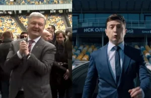 Ukraina: Zełenski nie pojawił się na debacie na stadionie, której sam chciał