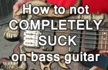 How to not COMPLETELY SUCK on bass guitar. [ENG]