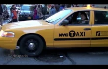 Nieoznakowany radiowóz w postaci... Taxi