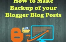 How to Make Backup of your Blogger Blog Posts « Latest Tricks and Tips