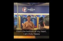Cristiano Ronaldo przemowa w szatni po finale Euro 2016