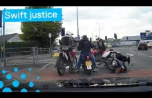 Policja w prawidłowy sposób zatrzymuje złodziei skuterów