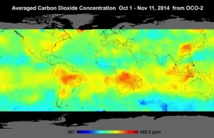 Gdzie na świecie jest największe stężenie CO2? NASA pokazała mapę