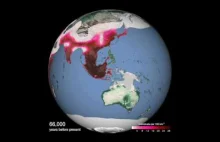 Ludzkie migracje z ostatnich 125 000 lat w 1 minutę