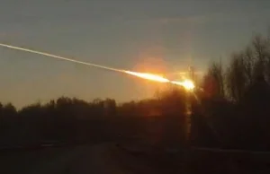 Spadający meteoryt w Rosji 15/02 - filmy