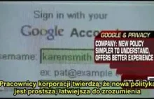 Nowa polityka Google - Inwigilacja Danych