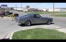 1967 Ford Mustang Burning Rubber