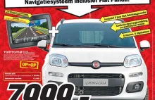 Fiat Panda z Media Markt - w Holandii