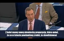 Nigel Farage: UE jest totalitarna. Trojka to pospolici przestępcy!