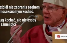 Abp Jędraszewski: "Kościół nie zabrania miłości homoseksualistom..."