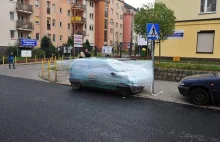 Szczecin: Nauczka za chamskie parkowanie.