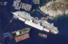 Próba usunięcia wraku statku Costa Concordia