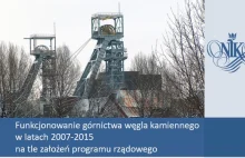 Druzgocący raport NIK dotyczący górnictwa