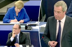 Farage: Hollande i Merkel otworzyli ISIS drzwi do Europy