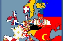 Europejskie flagi w 1658 roku